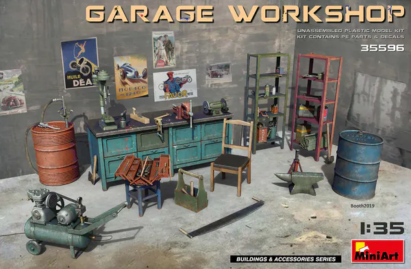 Hovedbilde MiniArt - 1/35 Garage Workshop