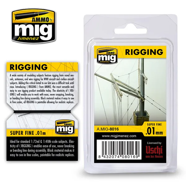 Hovedbilde Ammo - Rigging, Superfine 0,01mm
