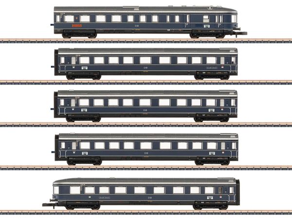 Hovedbilde Märklin Z-skala - DB Blue Gentian Car Set, III