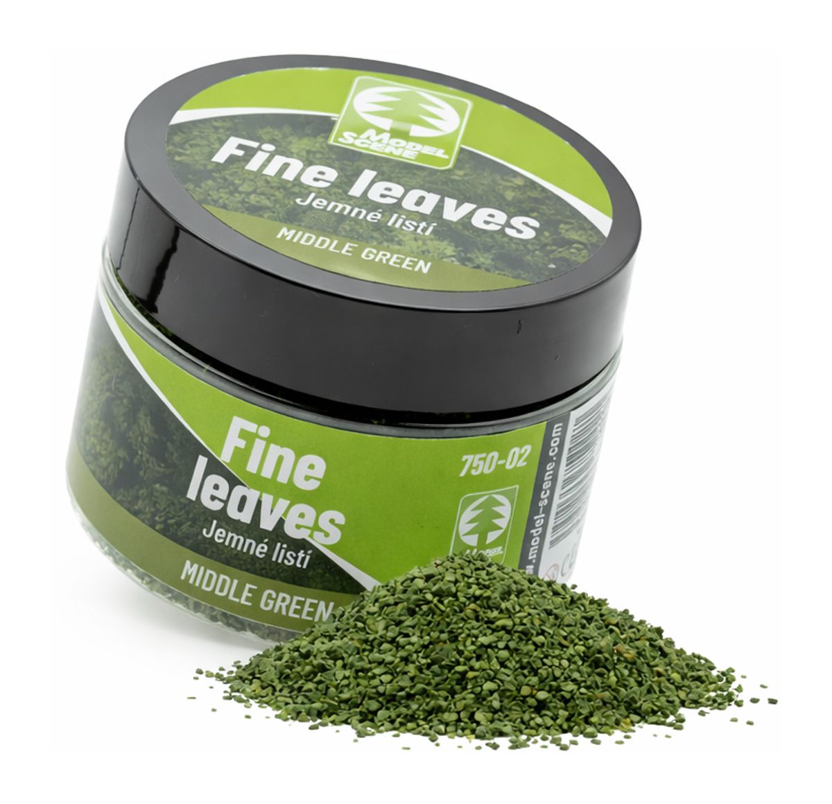 Model Scene - Fine leaves, medium grønn