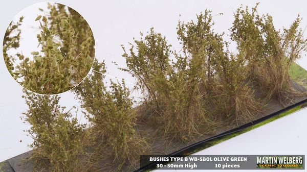 Hovedbilde Martin Welberg - Busker type B, Olive Green