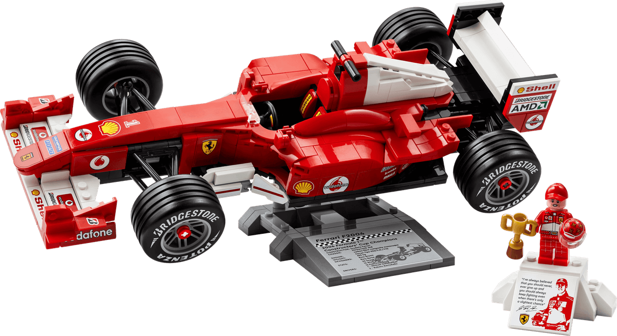 LEGO 11375 - Icons, Ferrari F2004 og Michael Schumacher