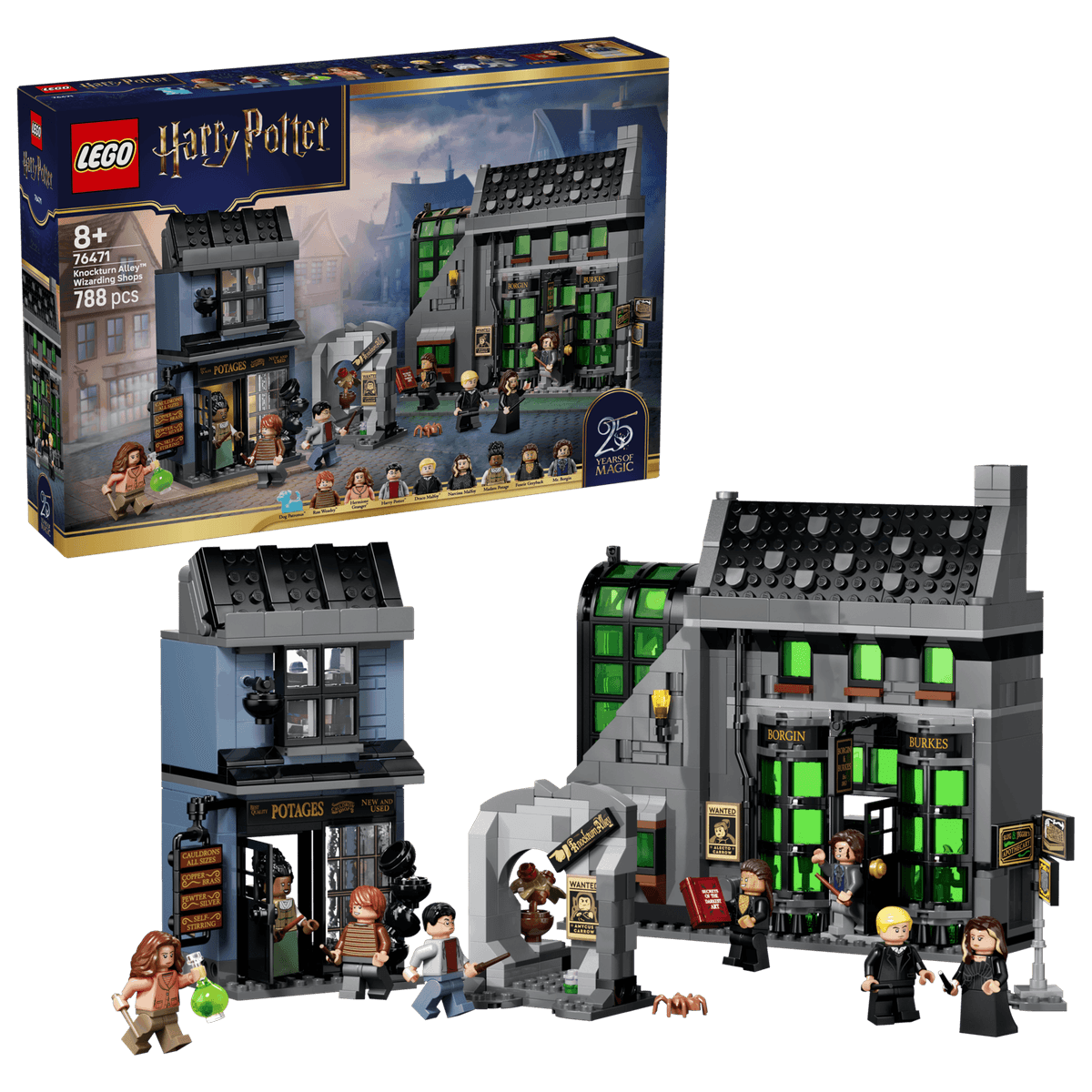 LEGO 76471 - Harry Potter™, Magibutikker Spindelsmuget