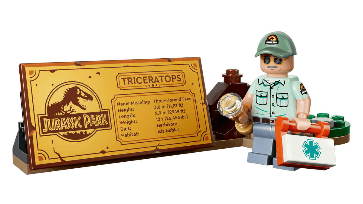 LEGO 77985 - Jurassic World™, Dinosaurfossiler: Triceratops