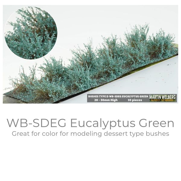 Hovedbilde Martin Welberg - Busker type D, Eucalyptus Green