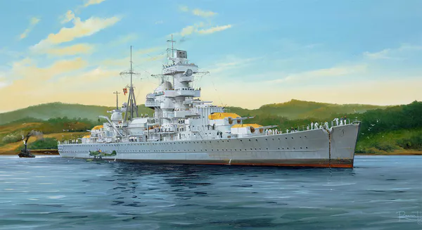 Hovedbilde Trumpeter - 1/350 German Cruiser Admiral Hipper