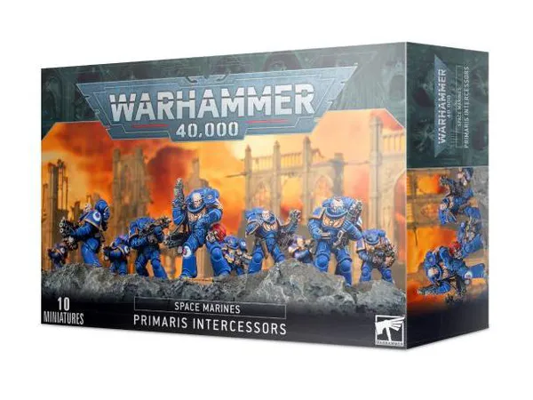 Hovedbilde Warhammer 40K, Space Marines, Primaris Intercessors