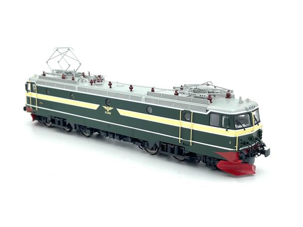 Hovedbilde NMJ Topline - NSB El15.2193 grønn, gammeldesign logo, 2 ventilatorrekker, Røde ploger
