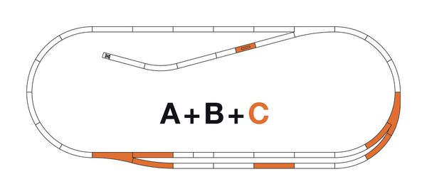 Hovedbilde RocoLine - Skinnesett C