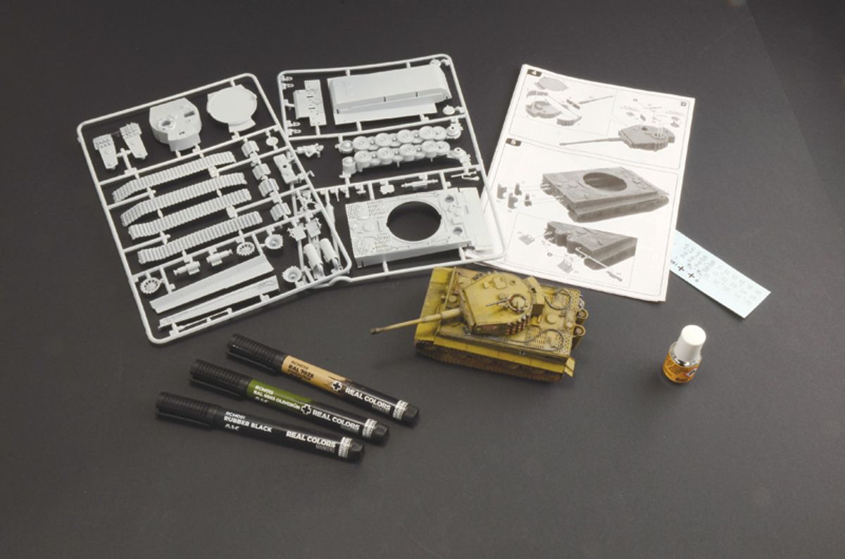 Italeri - 1/56 Starter set, Tiger