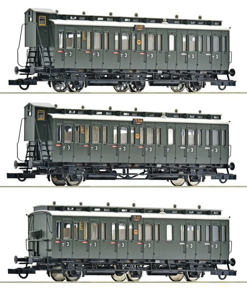 Hovedbilde Roco - DRG personvognsett, 3 vogner