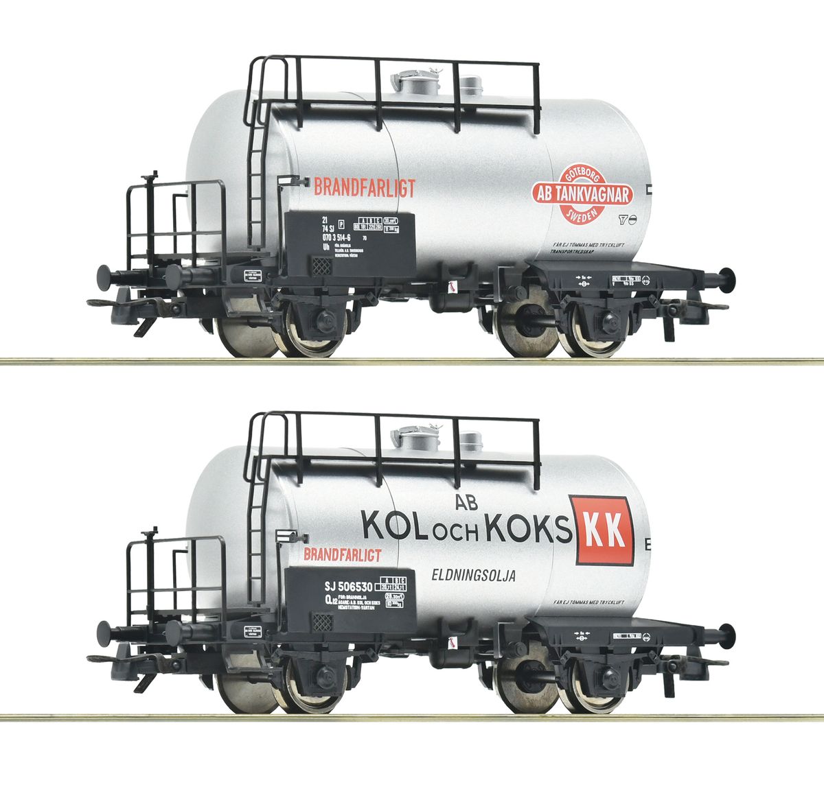 Roco - SJ tankvognsett