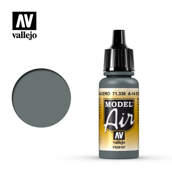 Hovedbilde Vallejo - Model Air, Steel Grey