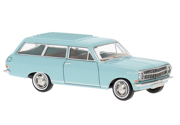 Hovedbilde Brekina - Opel Rekord A stasjonsvogn, turkis