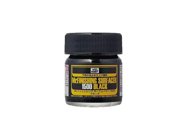Hovedbilde Mr. Hobby - Mr. Finishing Surfacer 1500 Black, 40ml