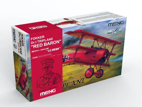 Hovedbilde Meng - 1/32 Fokker Dr1 Triplane 