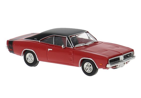 Hovedbilde Brekina - Dodge Charger R/T, rød/svart
