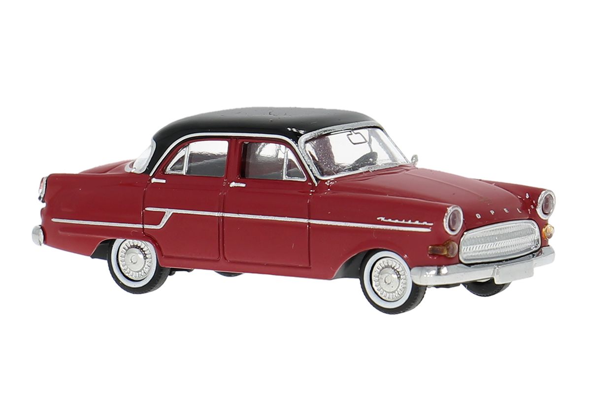 Brekina - Opel Kapitän, mørkerød