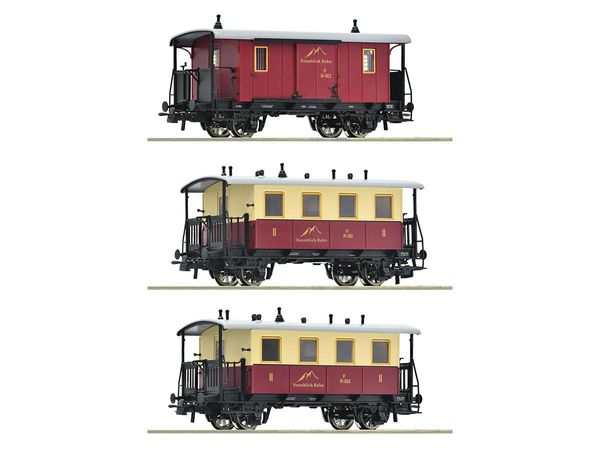 Hovedbilde Roco - Personvognssett, sidebane